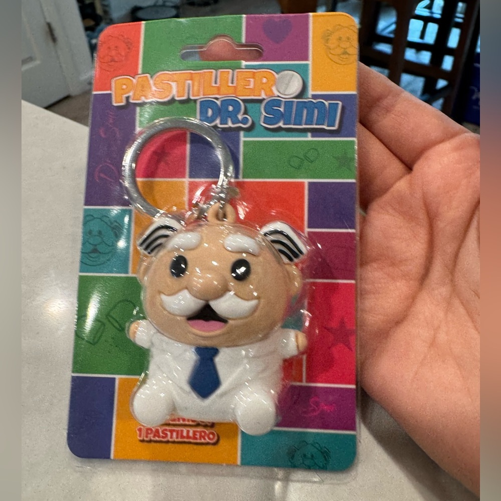 Dr Simi pill holder keychain